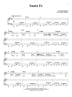 Santa Fe von Jonathan Larson (Download) 