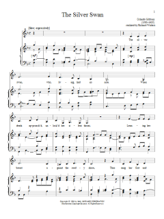 The Silver Swan von Orlando Gibbons (Download) 