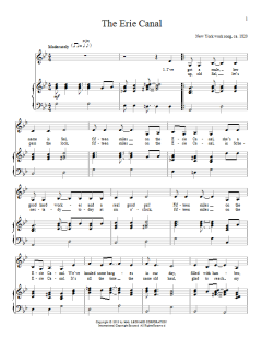 The Erie Canal von New York Work Song (Download) 