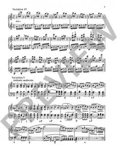 6 Variationen in a-Moll op. 107 Nr. 7 von Ludwig van Beethoven 