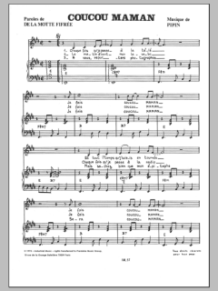 Coucou Maman von Alain Ranval (Download) 