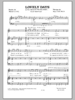 Lovely Days von Mort Shuman (Download) 