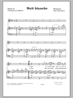 Nuit Blanche von Mort Shuman (Download) 