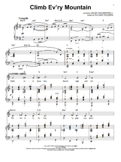 Climb Ev'ry Mountain von Richard Rodgers (Download) 