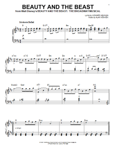 Beauty And The Beast von Alan Menken (Download) 