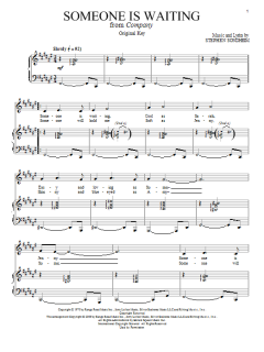 Someone Is Waiting von Stephen Sondheim (Download) 