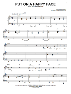 Put On A Happy Face von Lee Adams (Download) 