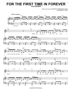 For The First Time In Forever von Robert Lopez (Download) 