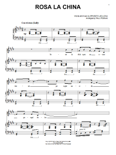 Rosa La China von Paul Posnak (Download) 