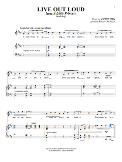 Live Out Loud von Andrew Lippa (Download) 