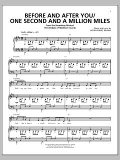 Before And After You / One Second And A Million Miles von Jason Robert Brown (Download) 