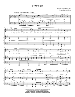 Reward von John Jacob Niles (Download) 