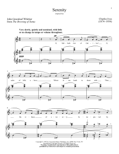 Serenity von John Greenleaf Whittier (Download) 