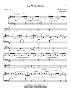 In A Myrtle Shade von William Blake (Download) 