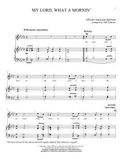 My Lord What A Mornin' (Download) 