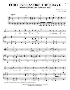Fortune Favors The Brave von Tim Rice (Download) 
