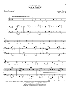 Bessie Bobtail von Samuel Barber (Download) 