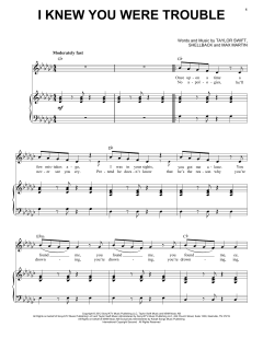 I Knew You Were Trouble von Taylor Swift (Download) 