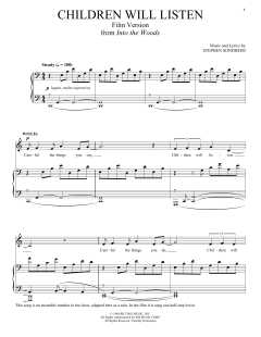 Children Will Listen (Film Version) von Stephen Sondheim (Download) 