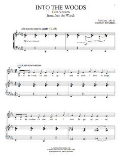Into The Woods (Film Version) von Stephen Sondheim (Download) 