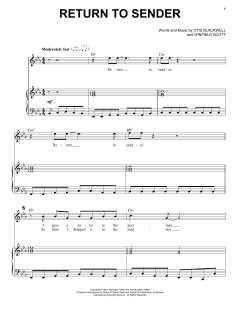 Return To Sender von Elvis Presley (Download) 