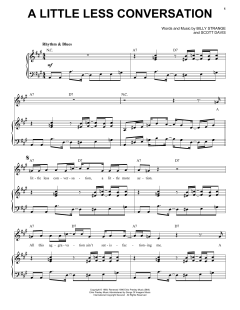 A Little Less Conversation von Elvis Presley (Download) 