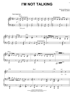 I'm Not Talking von Mose Allison (Download) 