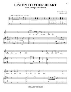 Listen To Your Heart von Mel Brooks (Download) 