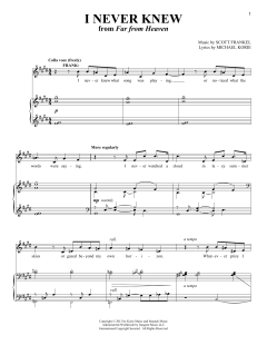 I Never Knew von Michael Korie (Download) 