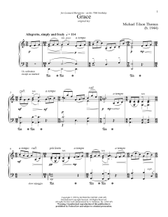 Grace von Michael Tilson Thomas (Download) 