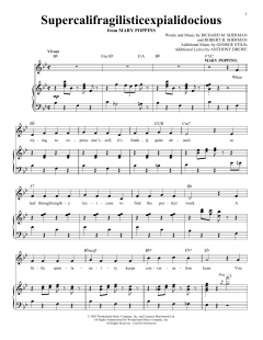 Supercalifragilisticexpialidocious von Anthony Drewe (Download) 