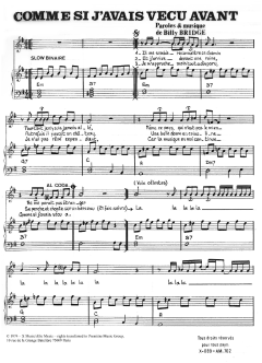 Comme Si J'Avais Vecu Avant von Billy Bridge (Download) 