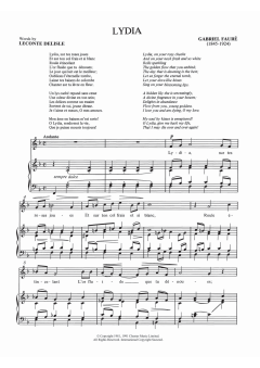 Lydia von Gabriel Fauré (Download) 