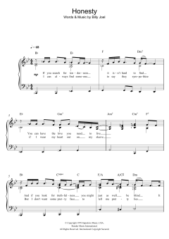 Honesty von Billy Joel (Download) 