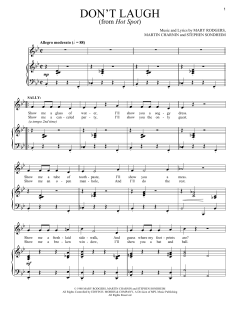 Don't Laugh von Martin Charnin (Download) 