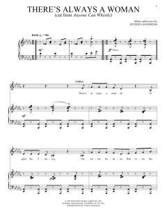 There's Always A Woman von Stephen Sondheim (Download) 