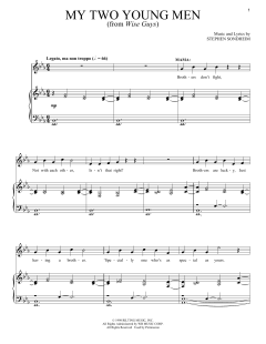 My Two Young Men von Stephen Sondheim (Download) 