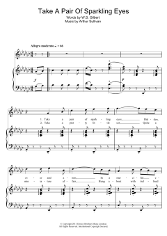 Take A Pair Of Sparkling Eyes von Gilbert & Sullivan (Download) 