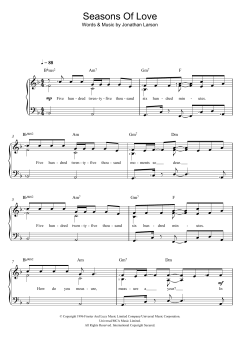 Seasons Of Love von Jonathan Larson (Download) 