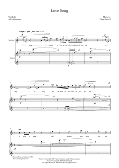 Love Song (for soprano and piano) von Diana Burrell (Download) 