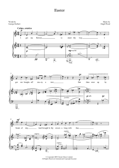 Easter (tenor and piano) von Hugh Wood (Download) 