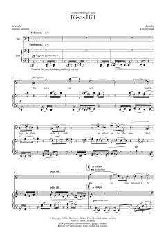 Blist's Hill (for baritone and piano) von Julian Philips (Download) 