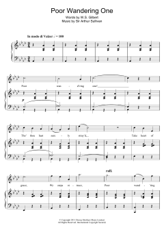 Poor Wandering One von Gilbert & Sullivan (Download) 