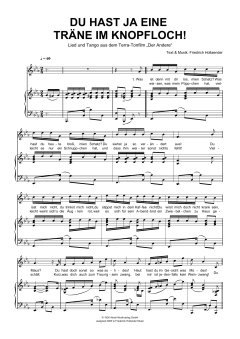 Du Hast Ja Eine Trane Im Knopfloch! von Friedrich Holländer (Download) 