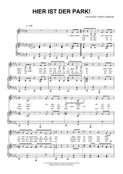 Hier Ist Der Park! von Friedrich Holländer (Download) 