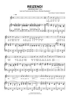 Reizend! (Reizend Bist Du) von Friedrich Holländer (Download) 