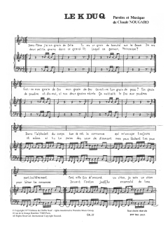 K Du Q von Claude Nougaro (Download) 
