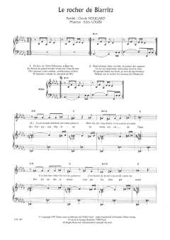 Rocher De Biarritz von Claude Nougaro (Download) 