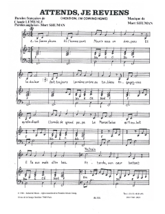 Attends, Je Reviens von Mort Shuman (Download) 