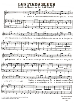 Les Pieds Bleus von Jim Larriaga (Download) 